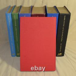 ÉDITION DE LUXE Harry Potter Coffret complet UK Bloomsbury, reliure rigide Signature