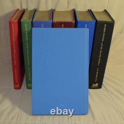 ÉDITION DE LUXE Harry Potter Coffret complet UK Bloomsbury, reliure rigide Signature