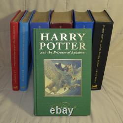 ÉDITION DE LUXE Harry Potter Coffret complet UK Bloomsbury, reliure rigide Signature ÉDITION DE LUXE Harry Potter Coffret complet UK Bloomsbury, reliure rigide Signature