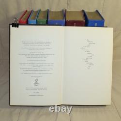 ÉDITION DE LUXE Harry Potter Coffret complet UK Bloomsbury, reliure rigide Signature