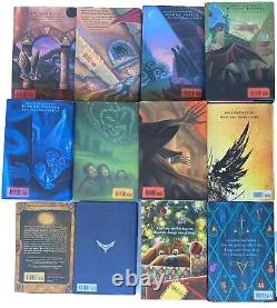 ENSEMBLE COMPLET 1ère édition de la série Harry Potter 1-8+4 Par JK Rowling Lot de 12 livres