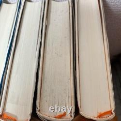 ENSEMBLE COMPLET DE 11 LIVRES HARRY POTTER ÉDITION JAPONAISE EN COFFRET ENFONCÉ USAGÉ