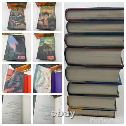 ENSEMBLE COMPLET EN COFFRET CARTON DES LIVRES HARRY POTTER 1-8 ÉDITION 1ère (4-8 1ère Impression)
