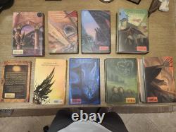 ENSEMBLE COMPLET HARRY POTTER U.S. VÉRITABLE 1re édition/1er tirage Livres 2-7 + 2e tirage précoce du livre n°1