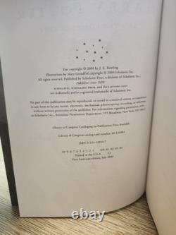 ENSEMBLE COMPLET HARRY POTTER U.S. VÉRITABLE 1re édition/1er tirage Livres 2-7 + 2e tirage précoce du livre n°1