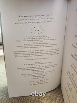 ENSEMBLE COMPLET U.S. VÉRITABLE 1ER/1ER HARRY POTTER Livres 2-7 + TOUTE PREMIÈRE ÉDITION 4ÈME IMPRESSION, EN EXCELLENT ÉTAT