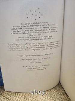 ENSEMBLE COMPLET U.S. VÉRITABLE 1ER/1ER HARRY POTTER Livres 2-7 + TOUTE PREMIÈRE ÉDITION 4ÈME IMPRESSION, EN EXCELLENT ÉTAT
