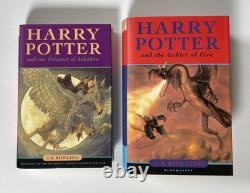 ENSEMBLE DE LIVRES EN CARTON PLEIN HARRY POTTER Édition Originale BLOOMSBURY UK