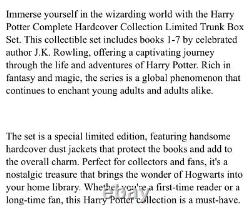 Édition Limitée de la Collection Complète de Harry Potter en Reliure Rigide Coffre Livres 1 à 7