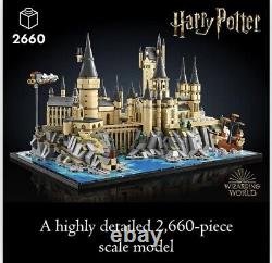 En main - Ensemble de construction LEGO Harry Potter Château de Poudlard et ses extérieurs 76419