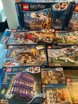 Énorme Lego Harry Potter Lot (20 Ensembles Complets Avec Boîtes Et Manuels)