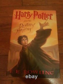 Ensemble Complet De 7 Harry Potter Hardcover Books Lot American First Edition