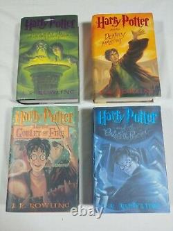 Ensemble Complet De 8 Livres Harry Potter Hardcover American First Edition Lot