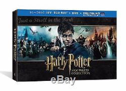 Ensemble Complet Harry Potter Bluray + DVD De La Série Poudlard Edition Collectionneurs Harry Potter