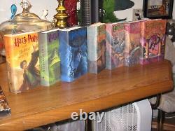 Ensemble Complet Original De 7 Harry Potter Première Édition Hard Cover Vintage Books