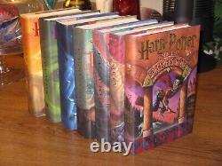 Ensemble Complet Original De 7 Harry Potter Première Édition Hard Cover Vintage Books
