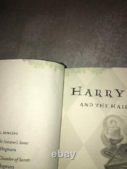 Ensemble Original Complet De Livres Harry Potter Hardcover #1 7 Jk Rowling 1st Ed Hcdj