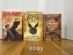 Ensemble complet 1ère édition de la série Harry Potter 1-8 + 4 par JK Rowling Lot de 12 livres