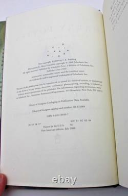 Ensemble complet HARRY POTTER 1-7 1ère impression/1ère édition/Excellent état, sans marques