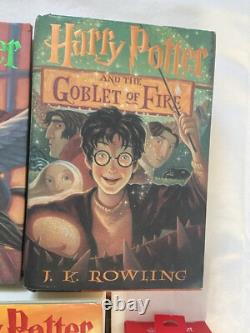 Ensemble complet HC de Harry Potter 1-7 Édition originale J.K. Rowling + 6 articles bonus