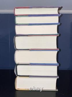 Ensemble complet Harry Potter 1-7 Édition américaine 1ère en couverture rigide Hogwarts JK Rowling