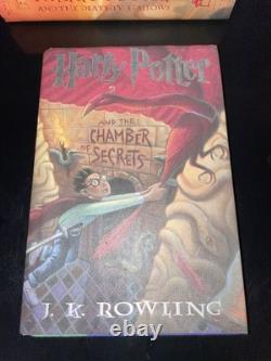 Ensemble complet Harry Potter 1-7 Édition américaine 1ère en couverture rigide Hogwarts JK Rowling