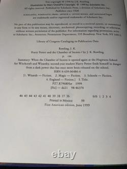 Ensemble complet Harry Potter 1-7 Édition américaine 1ère en couverture rigide Hogwarts JK Rowling