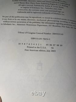 Ensemble complet Harry Potter 1-7 Édition américaine 1ère en couverture rigide Hogwarts JK Rowling