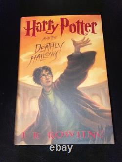 Ensemble complet Harry Potter 1-7 Édition américaine 1ère en couverture rigide Hogwarts JK Rowling