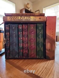 Ensemble complet Harry Potter 6 PB boîte et HB #7 & L'Enfant Maudit & Les Contes de Beedle le Barde