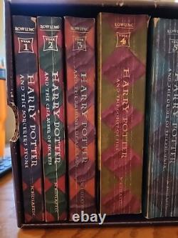 Ensemble complet Harry Potter 6 PB boîte et HB #7 & L'Enfant Maudit & Les Contes de Beedle le Barde