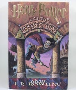 Ensemble complet Harry Potter HC 1-7 JK Rowling 1ères éditions américaines avec jaquettes de protection