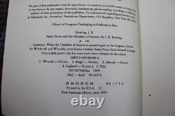 Ensemble complet Harry Potter HC 1-7 JK Rowling 1ères éditions américaines avec jaquettes de protection