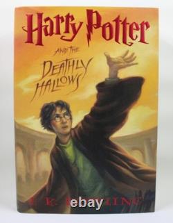 Ensemble complet Harry Potter HC 1-7 JK Rowling 1ères éditions américaines avec jaquettes de protection
