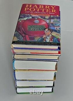 Ensemble complet Harry Potter tous les livres reliés 1-7 par J K Rowling Bloomsbury Raincoast