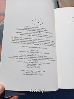 Ensemble complet Lot 7 Harry Potter HC/DJ Toutes les éditions américaines 1ère édition mentionnées Beau set
