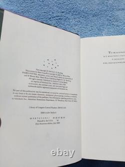 Ensemble complet Lot 7 Harry Potter HC/DJ Toutes les éditions américaines 1ère édition mentionnées Beau set