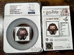 Ensemble complet ORIGINAL HARRY POTTER 1-8 Toutes les premières éditions PF70 Chibi Coins Argentées.