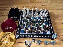 Ensemble complet d'échecs de dragon Harry Potter DeAgostini + 1 noble