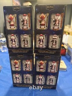 Ensemble complet de 4 figurines de mascotte à tête oscillante Harry Potter des Cincinnati Reds 2026 – Distribution au stade (SGA) le 15 août