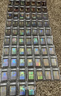 Ensemble complet de 48 cartes Cgc Harry Potter Tcg Portrait Holo + 17 rares en foil étoilé