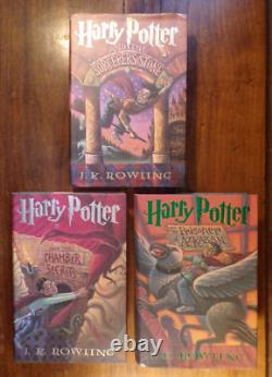 Ensemble complet de 7 livres Harry Potter en HC de J. K. Rowling + 3 livres supplémentaires
