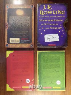 Ensemble complet de 7 livres Harry Potter en HC de J. K. Rowling + 3 livres supplémentaires