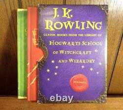 Ensemble complet de 7 livres Harry Potter en HC de J. K. Rowling + 3 livres supplémentaires