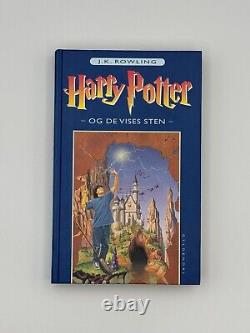 Ensemble complet de 7 livres Harry Potter en danois. Relié TRÈS BON ÉTAT