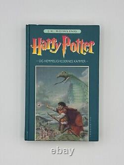 Ensemble complet de 7 livres Harry Potter en danois. Relié TRÈS BON ÉTAT