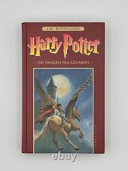 Ensemble complet de 7 livres Harry Potter en danois. Relié TRÈS BON ÉTAT