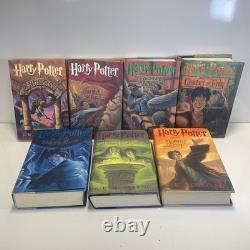 Ensemble complet de 8 HARRY POTTER #1-7 Reliés JK Rowling