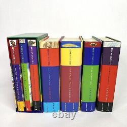 Ensemble complet de Harry Potter 1-7 Tous les couvertures rigides Bloomsbury Raincoast par J K Rowling