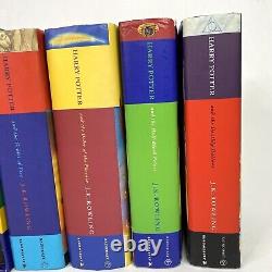 Ensemble complet de Harry Potter 1-7 Tous les couvertures rigides Bloomsbury Raincoast par J K Rowling